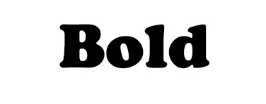 bold